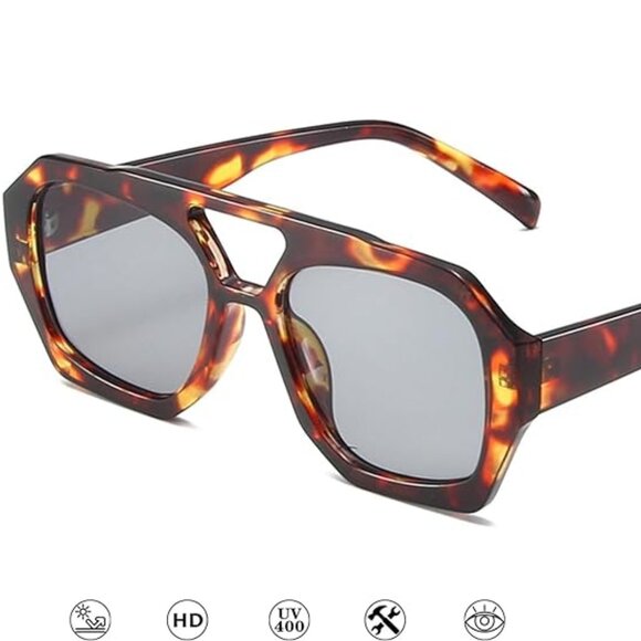 Light grey aviator sunglasses - Picture 6 of 6